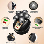 Rechargeable 5 Blade Electric Shaver – All-in-One Grooming & Trimming Machine